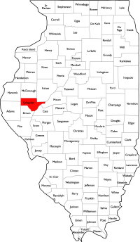 Schuyler County Map